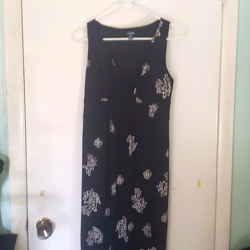 Black maxi dress